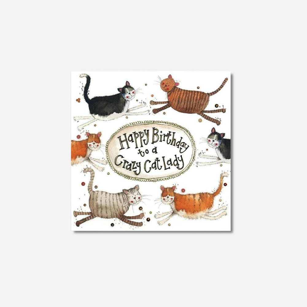 Alex Clark Small Cards Cat Lady