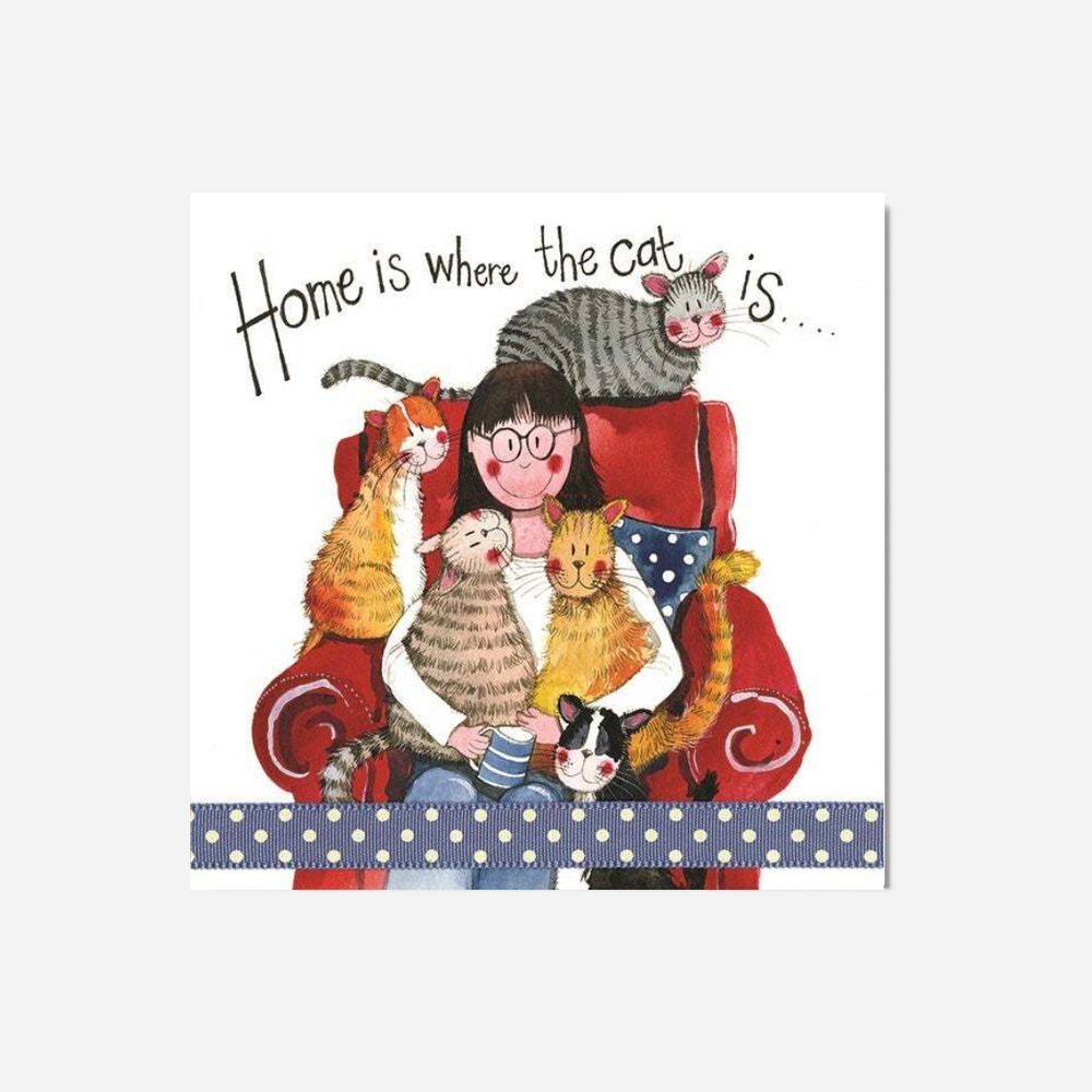 Alex Clark Large Card - Cat Lover