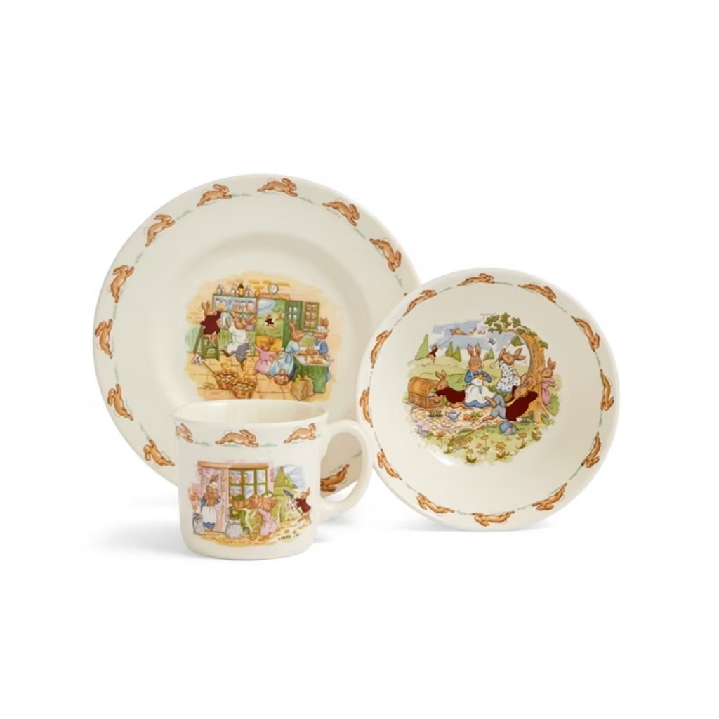 Children's Bowl, Plate & Mug 3pc Set- Bunnykins – Rob McIntosh
