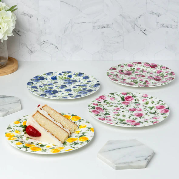 Chintz Dessert Plates Set of 4