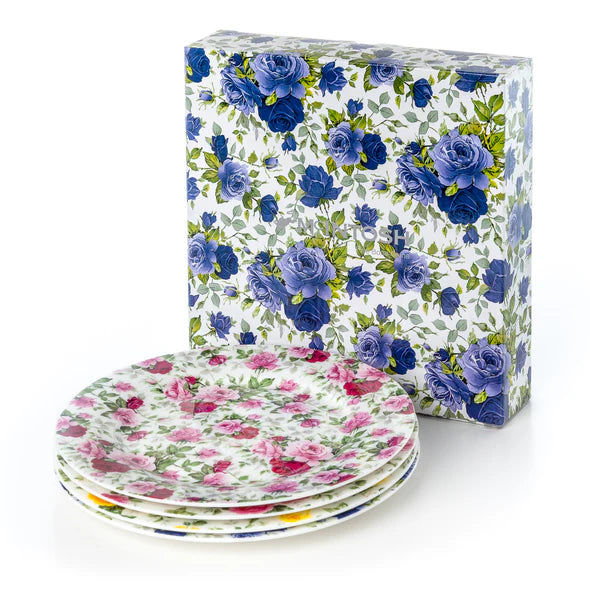 Chintz Dessert Plates Set of 4