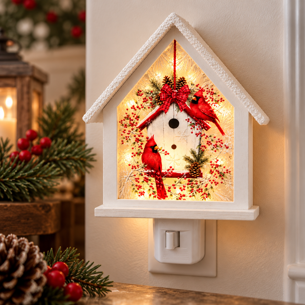 SC Cardinals on Birdhouse Nightlight