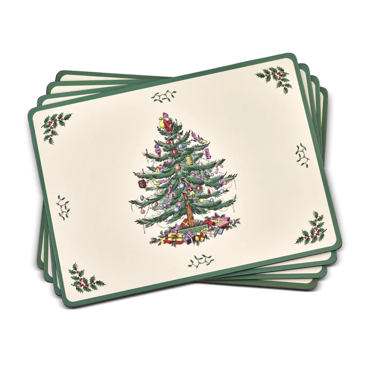 Pimpernel Spode Christmas Tree Placemats set of 4