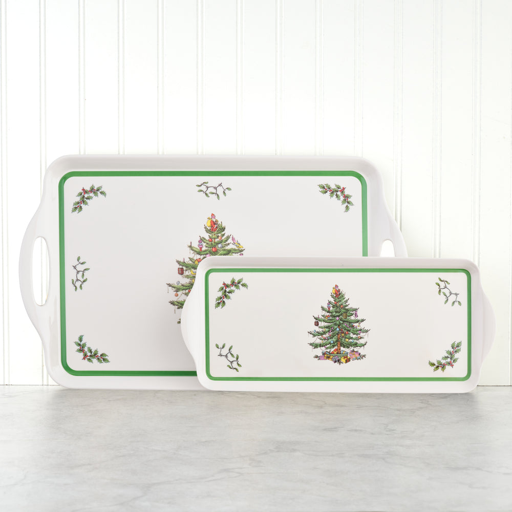 Spode Christmas Tree Sandwich Tray