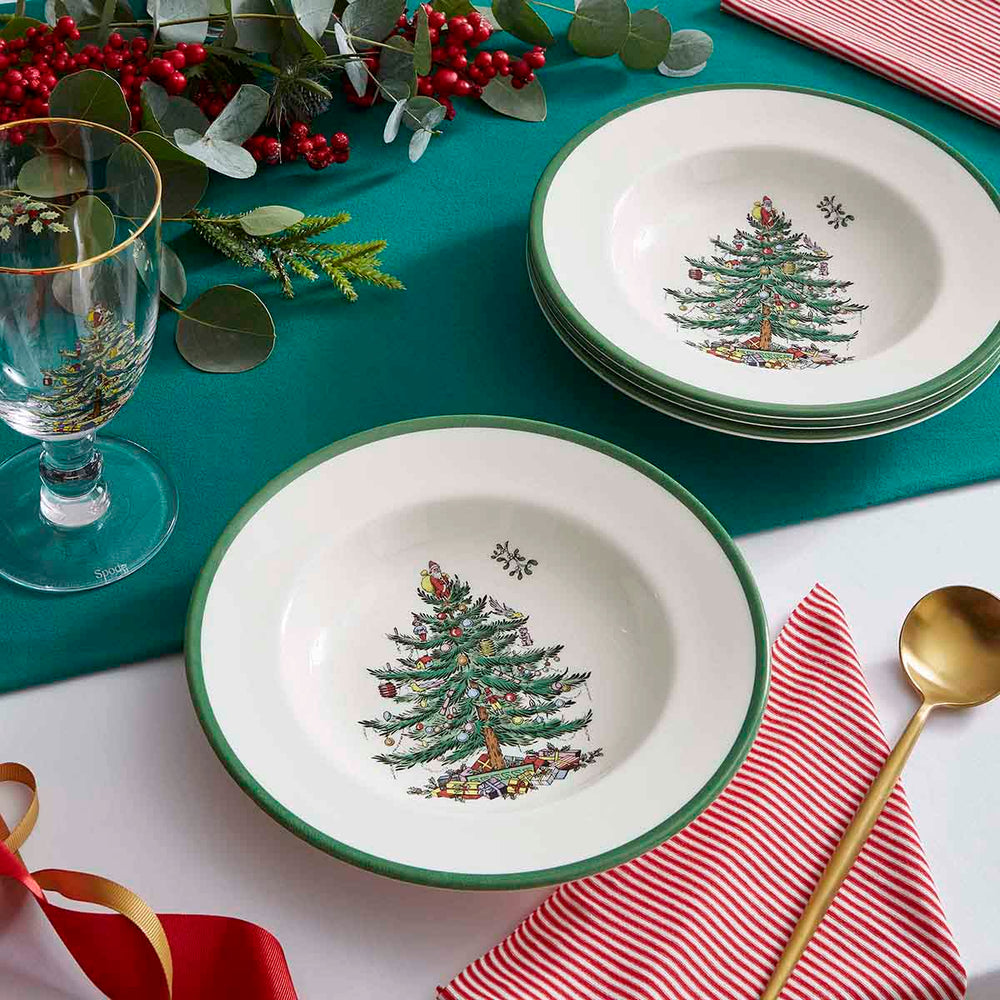 Spode Christmas Tree Soup Plate 9"