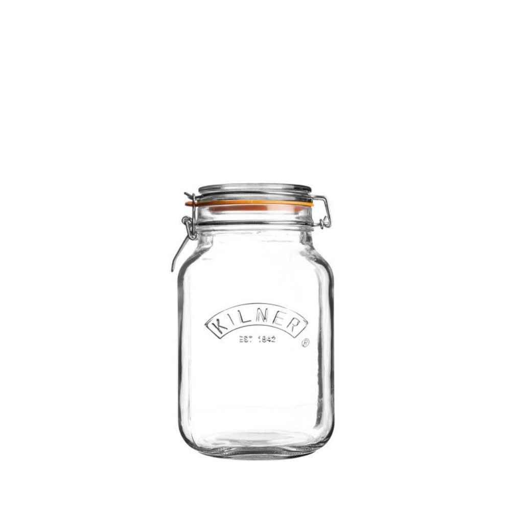 Kilner - Square Clip-Top Jar 1.5L