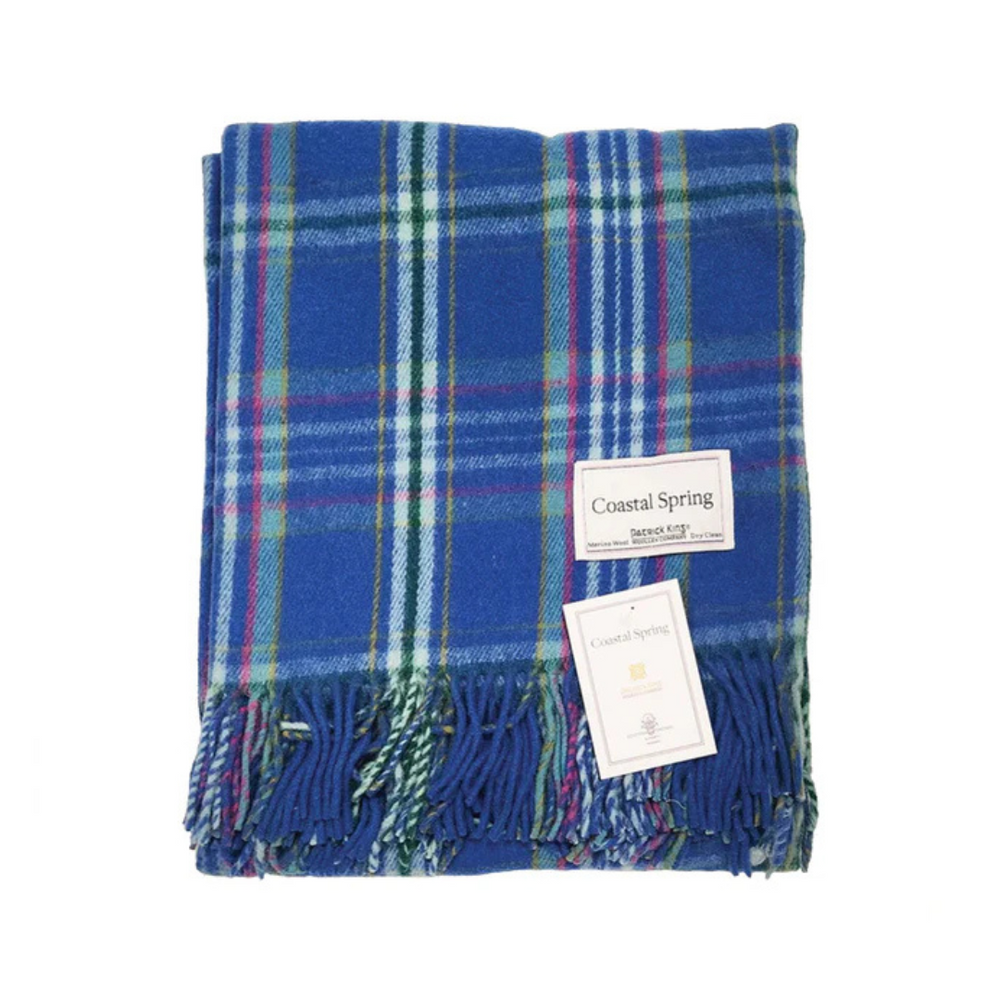 Coastal Spring Deluxe Wool Blanket