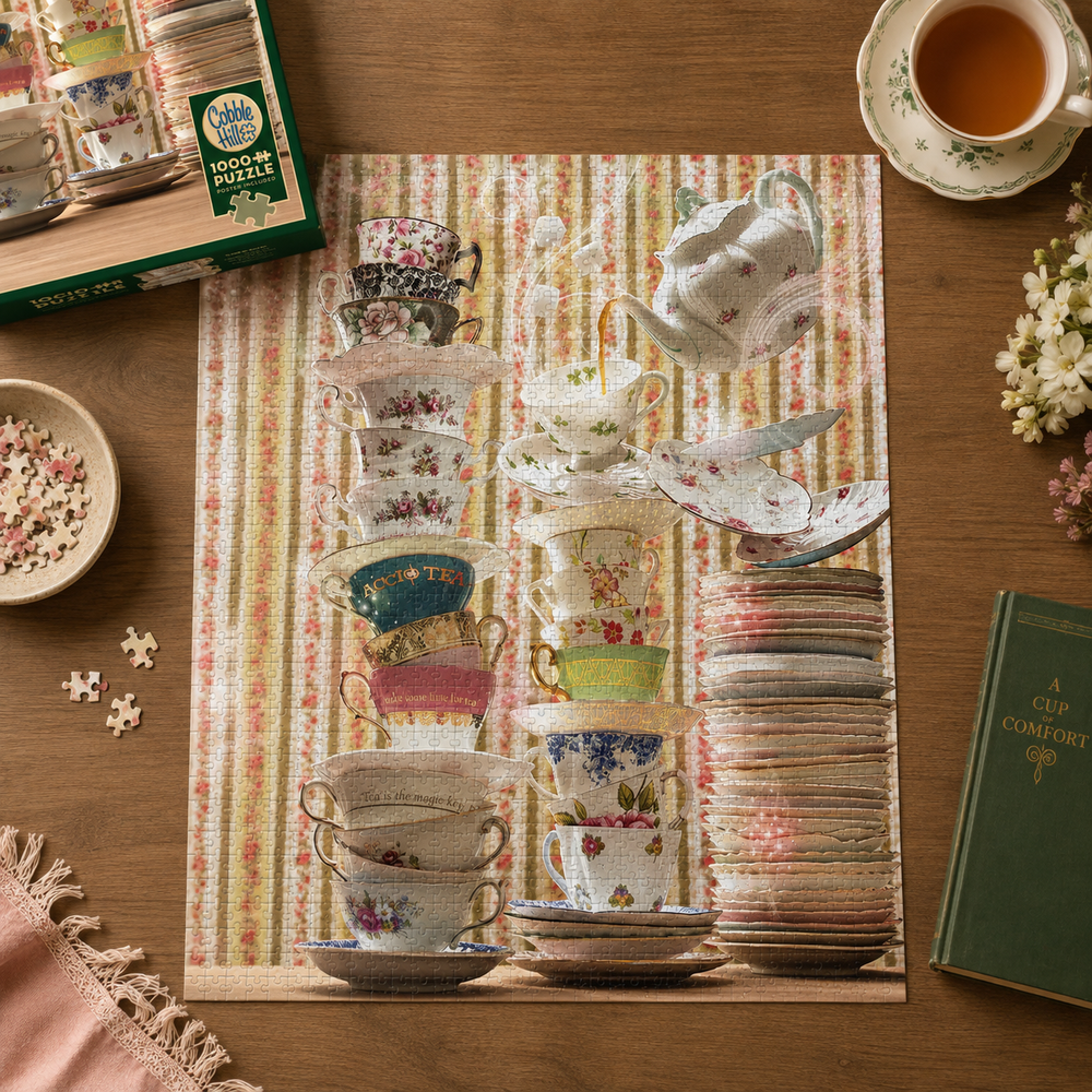 Cobble Hill "Magic Tea Shop" Puzzle Lifestyle