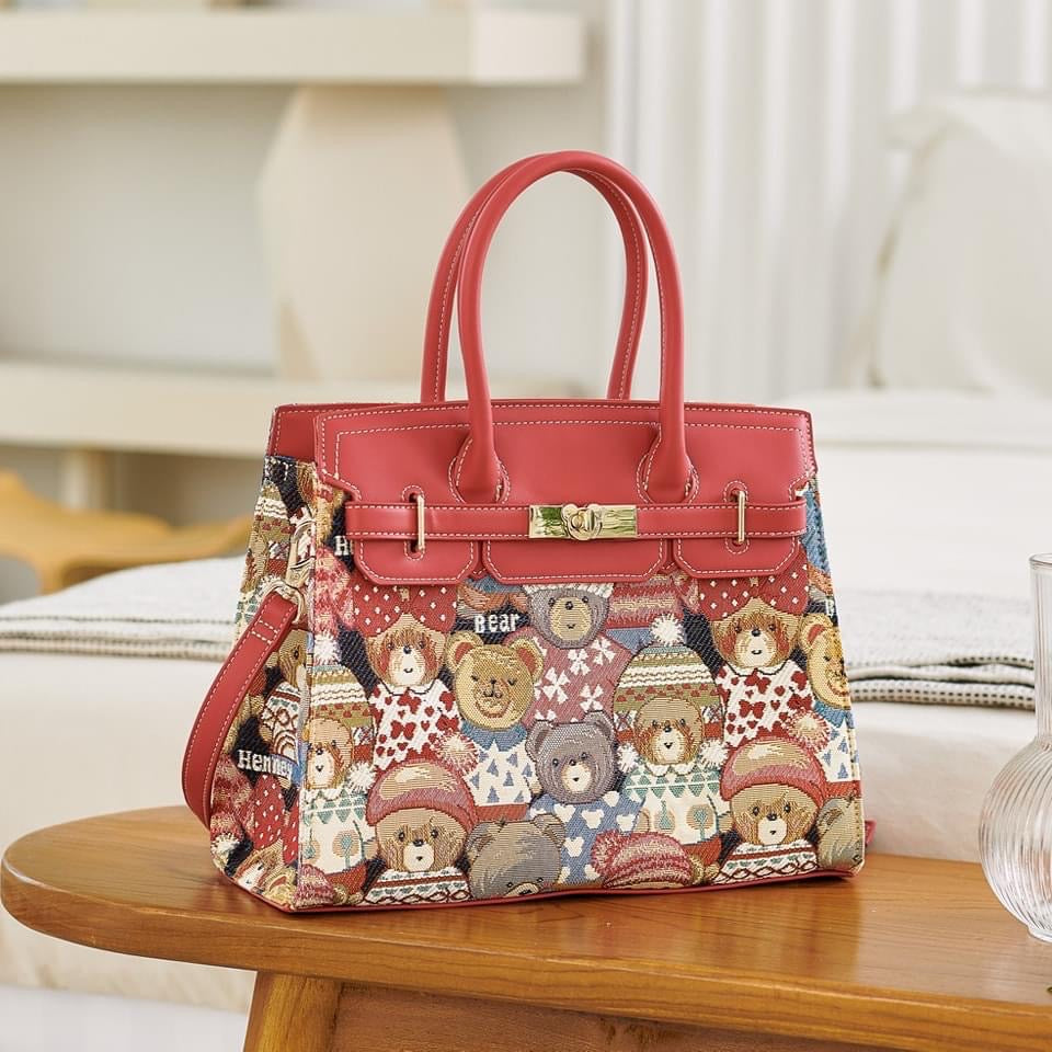 Cute Bear Canterbury Shoulder Bag