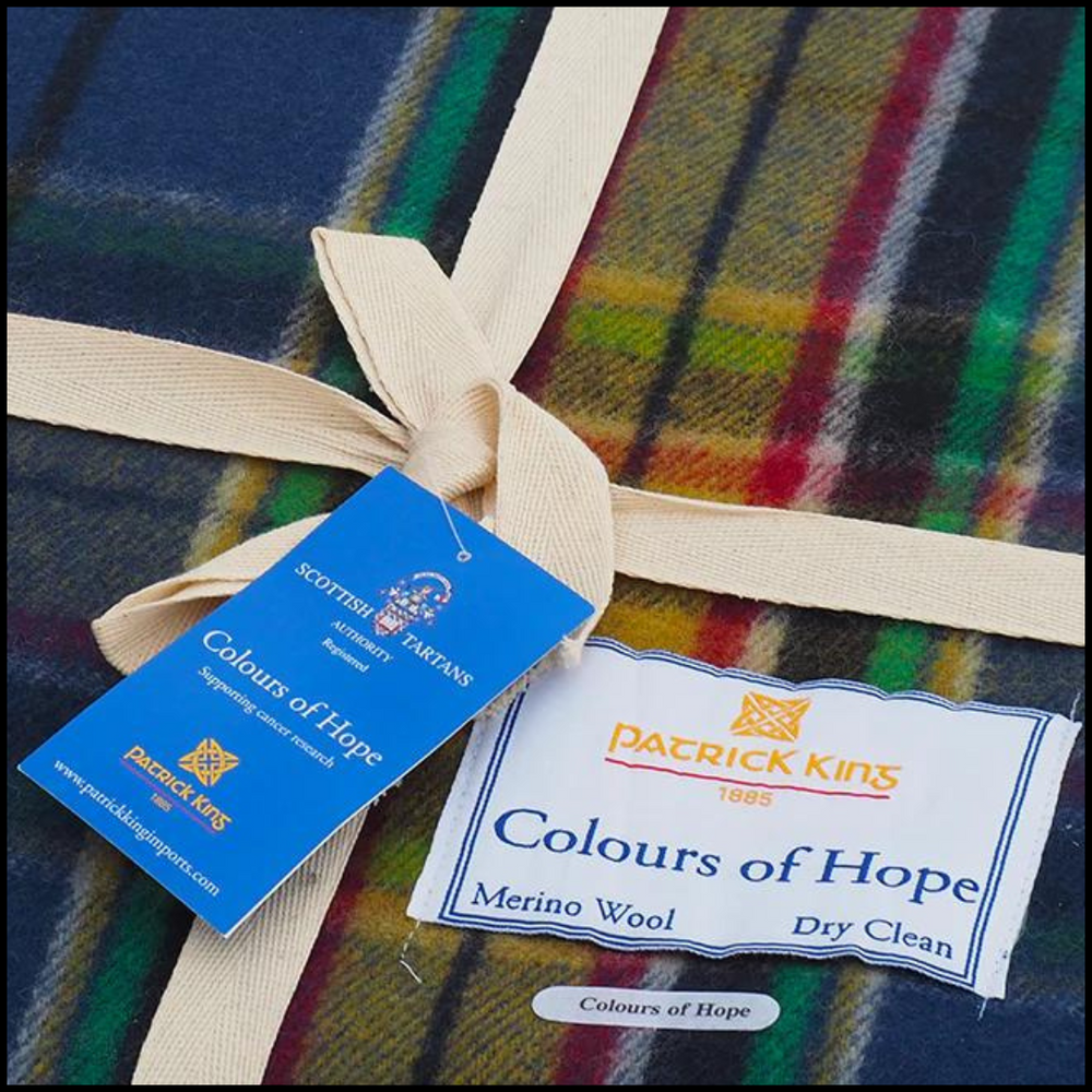 Colours of Hope-Tartan Deluxe Blanket