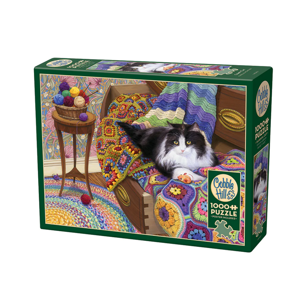 Cobble Hill Puzzles - Comfy Cat