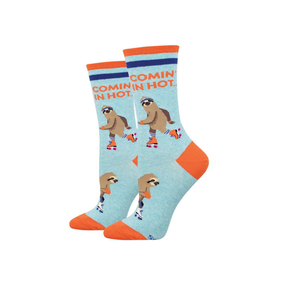 Socksmith Coming in Hot - Blue Heather