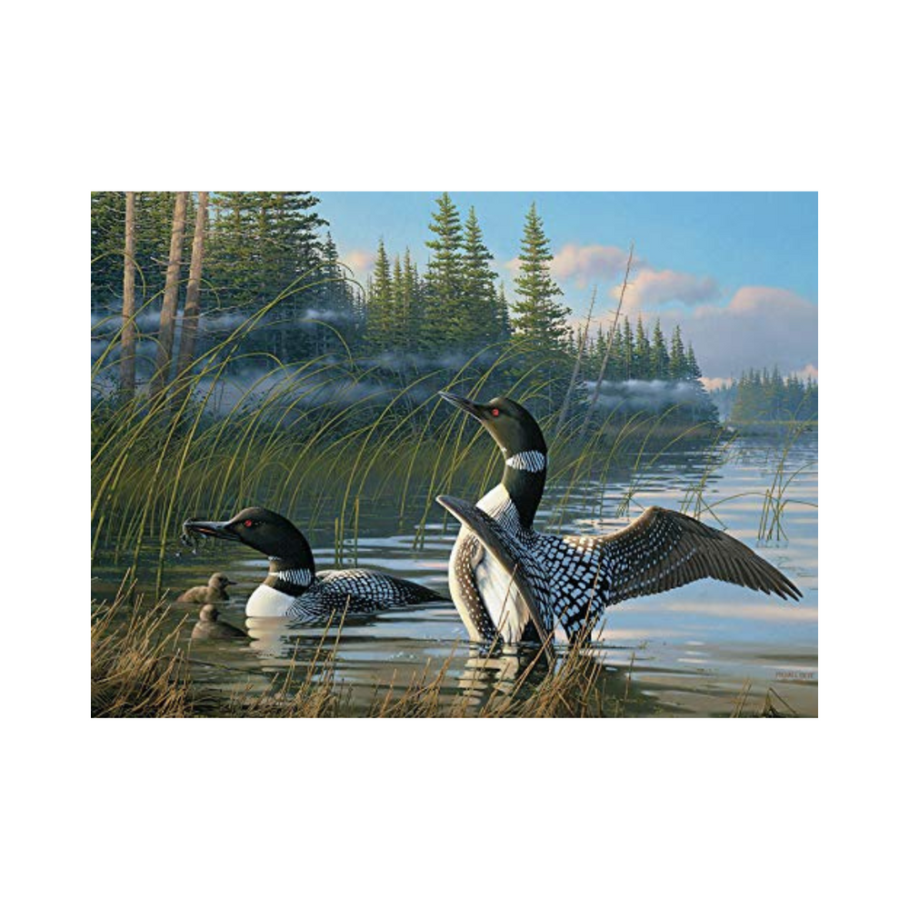 Cobble Hill Puzzles - Common Loons