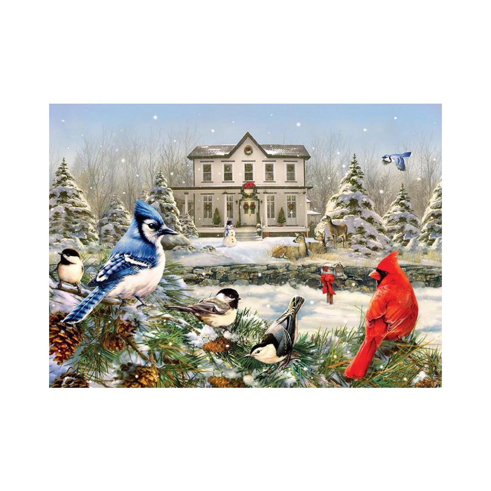 Cobble Hill Puzzles - Country House Birds