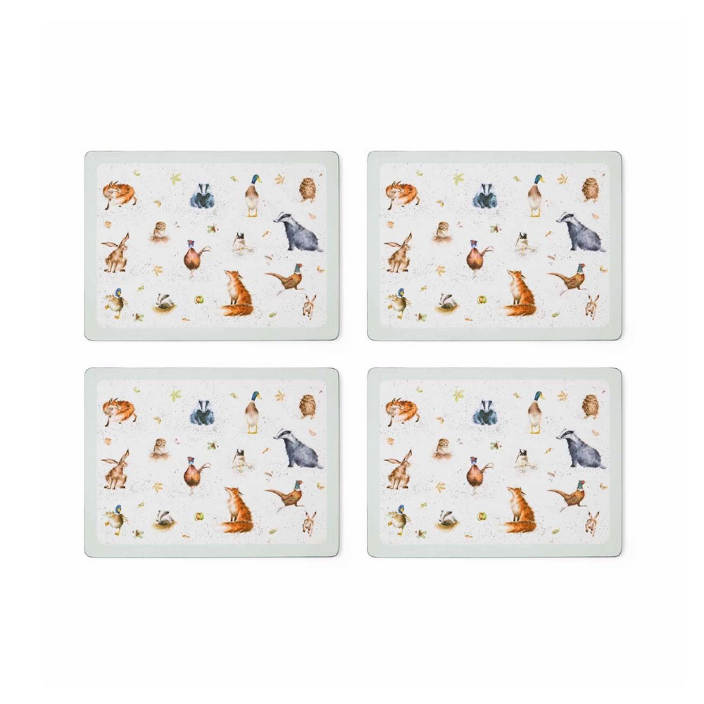 Wrendale Pimpernel 'Country Set' Placemats (Set of 4)