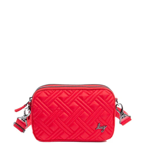 Lug Red Coupe 2 Crossbody - Poppy Red
