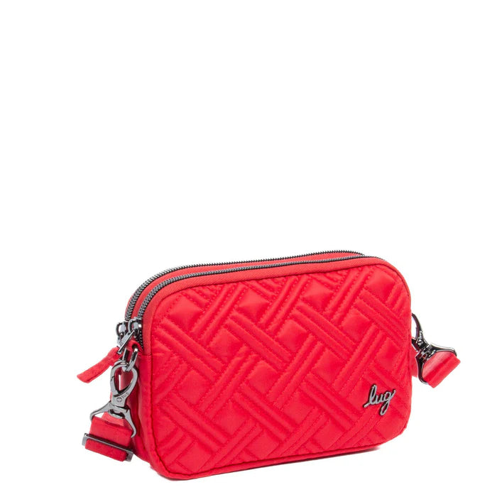 Lug Red Coupe 2 Crossbody - Poppy Red