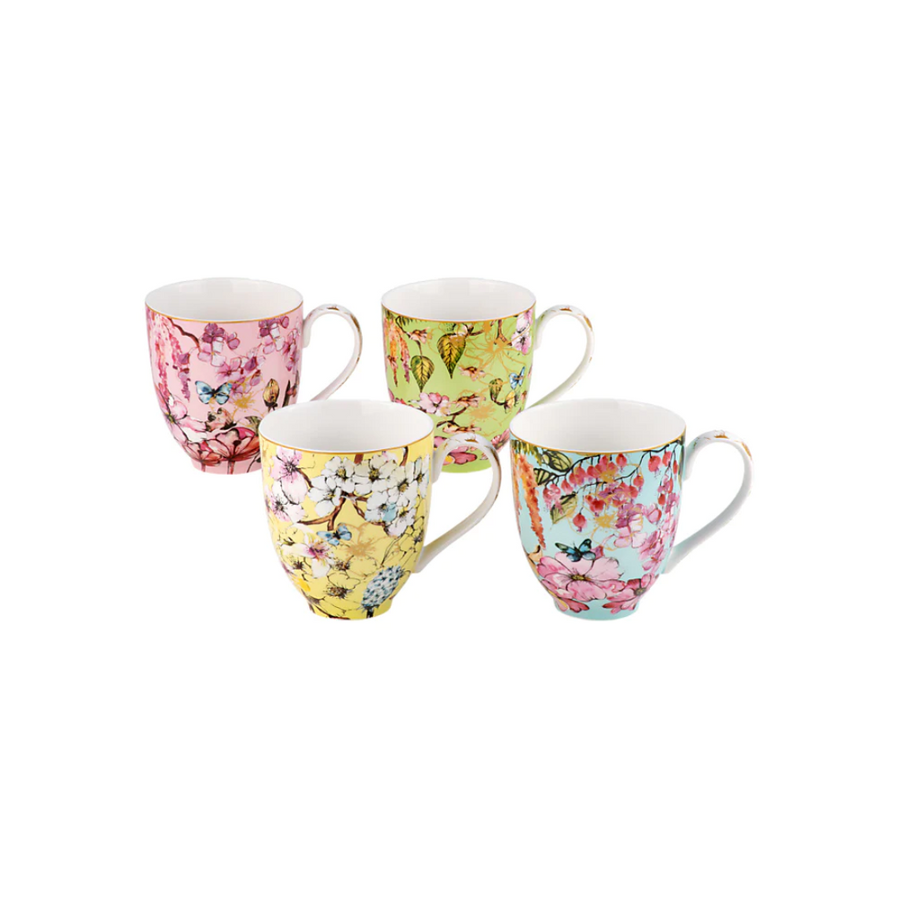 Maxwell & Williams Enchantment Coupe Mugs Set of 4