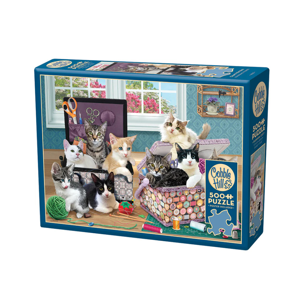 Cobble Hill Puzzles - Crafty Kittens