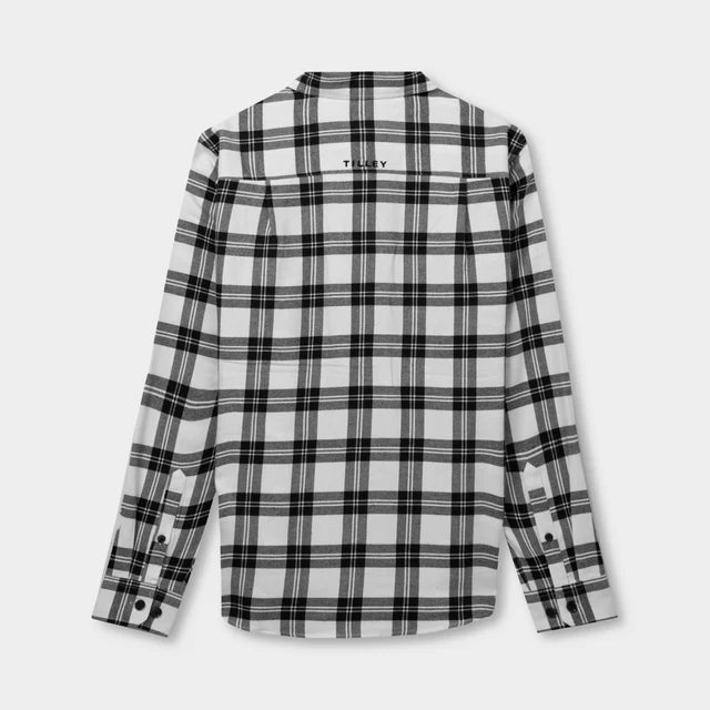 Tilley Men's- Flannel Shirt Black/Plaid