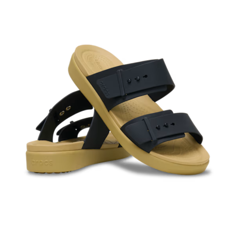 Crocs Brooklyn Buckle Low Low Black/Tan