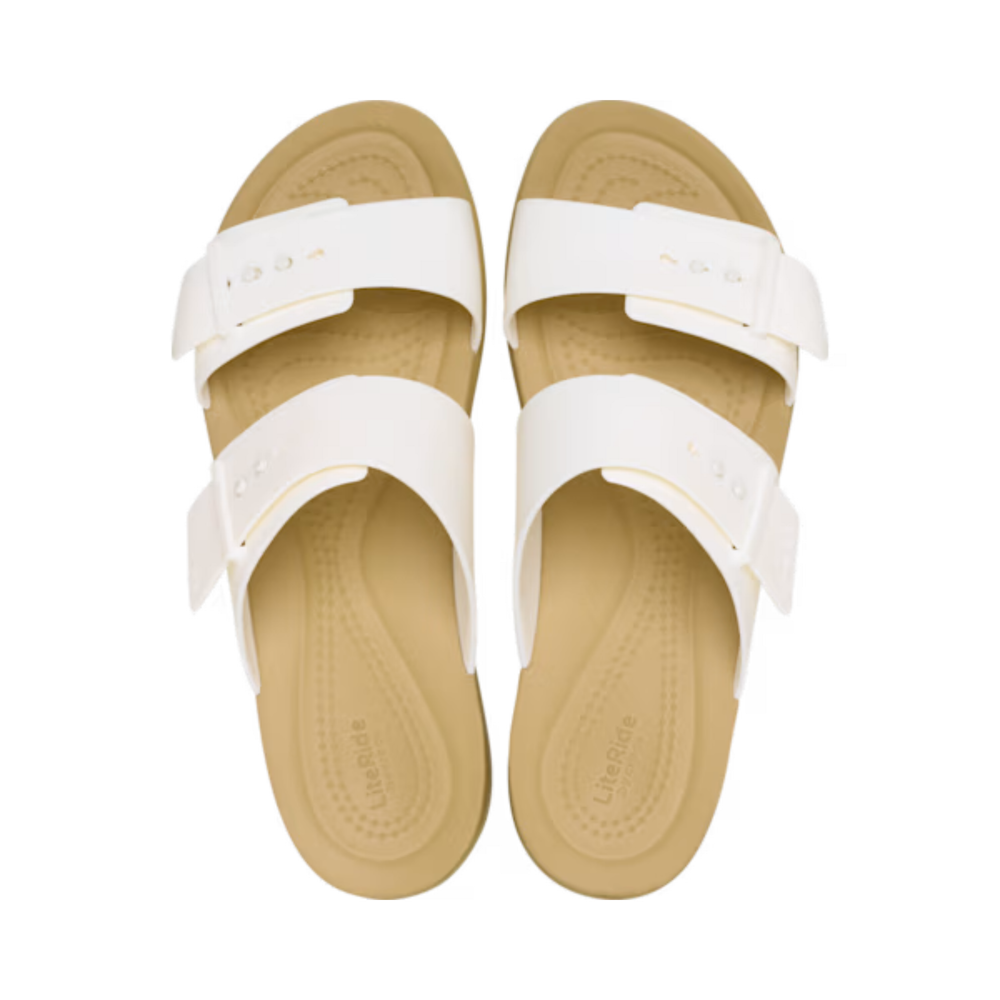 Crocs Brooklyn Buckle Low Low Chalk/Tan