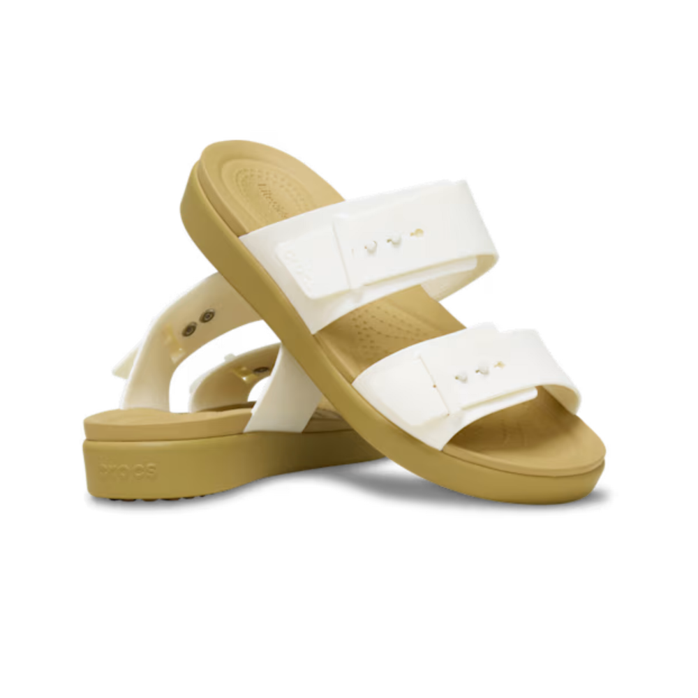 Crocs Brooklyn Buckle Low Low Chalk/Tan