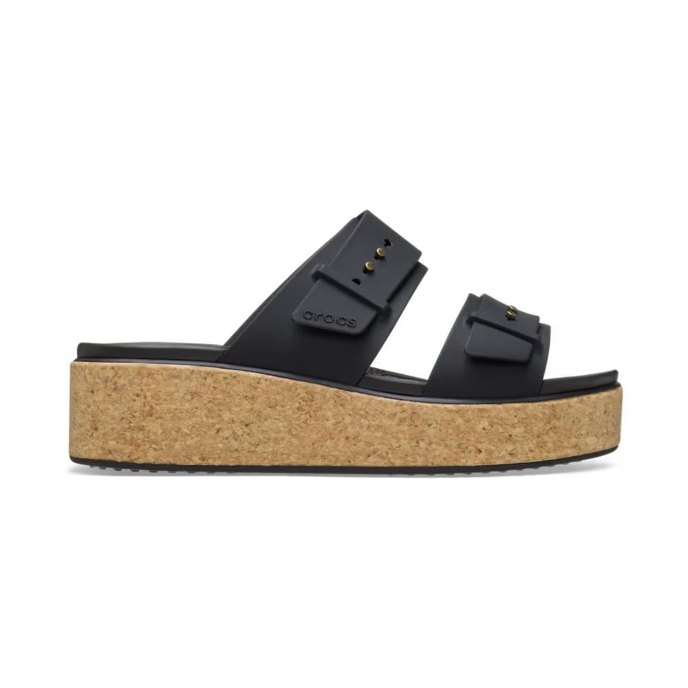 Crocs Brooklyn Cork Buckle Low Low Black