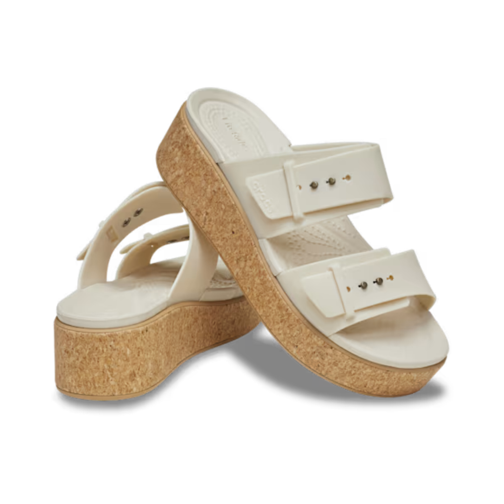 Crocs Brooklyn Cork Buckle Low Low Frappe