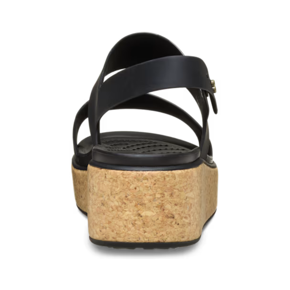 Crocs Brooklyn Cork Low Wedge Black/Black