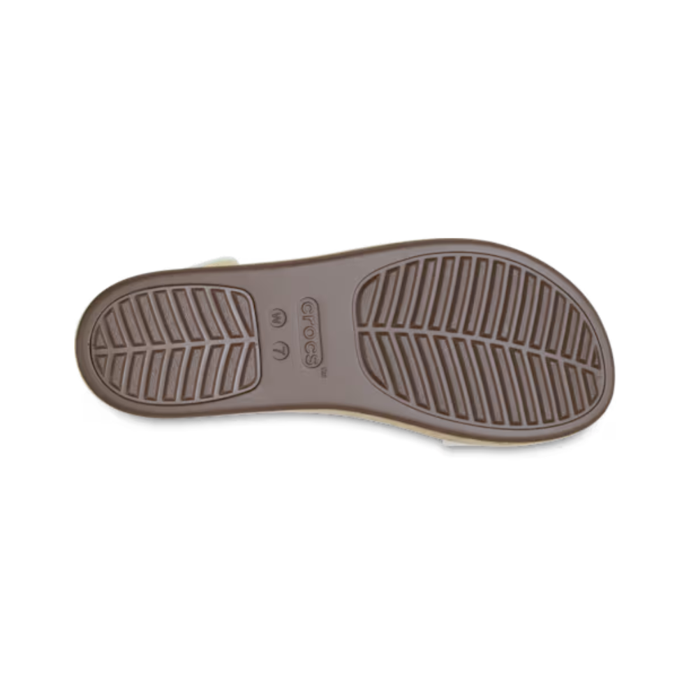 Crocs Brooklyn Cork Low Wedge Chalk