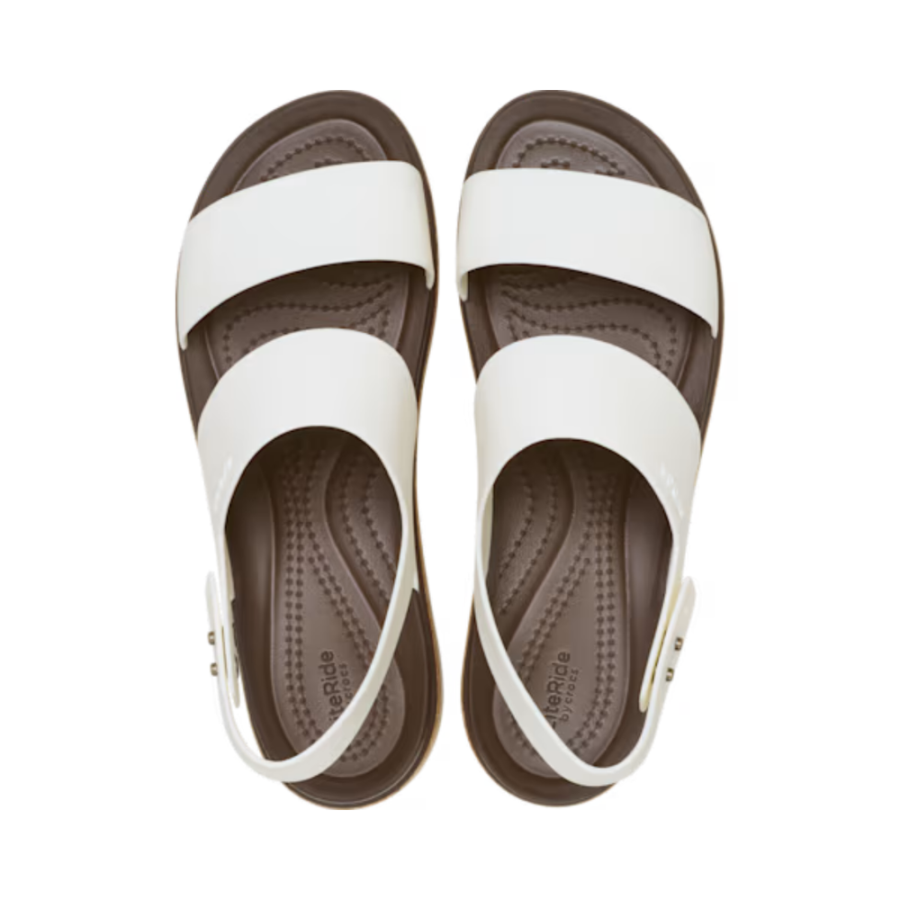 Crocs Brooklyn Cork Low Wedge Chalk