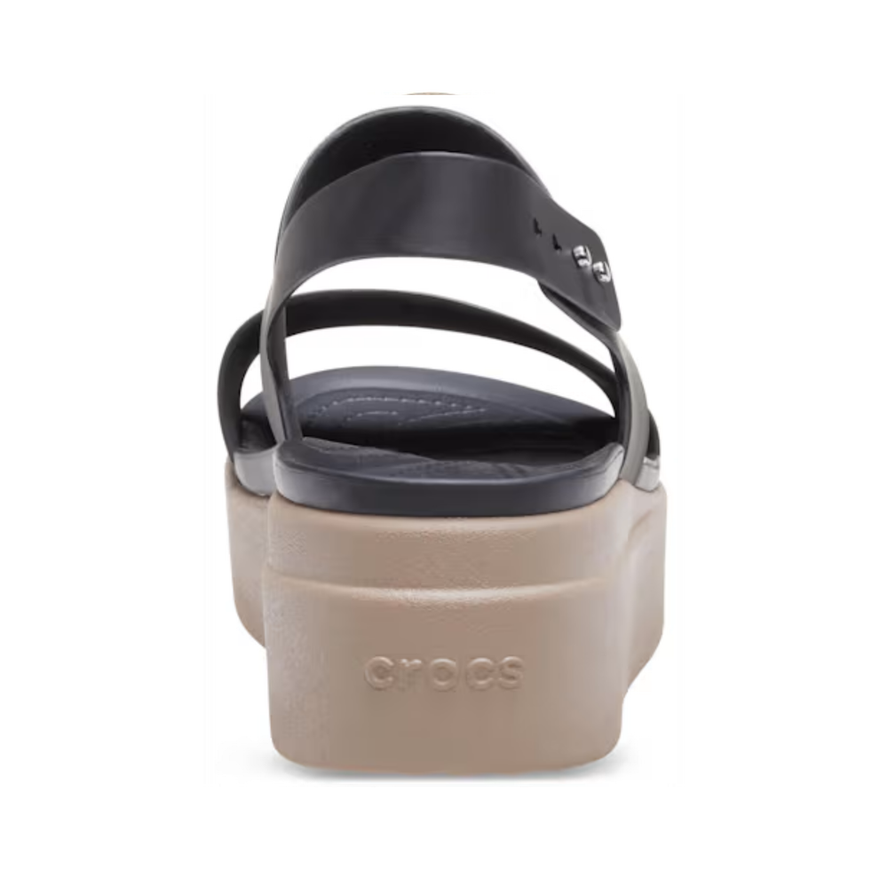 Crocs Brooklyn Low Wedge Black/Mushroom