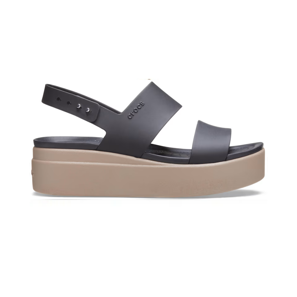 Crocs Brooklyn Low Wedge Black/Mushroom