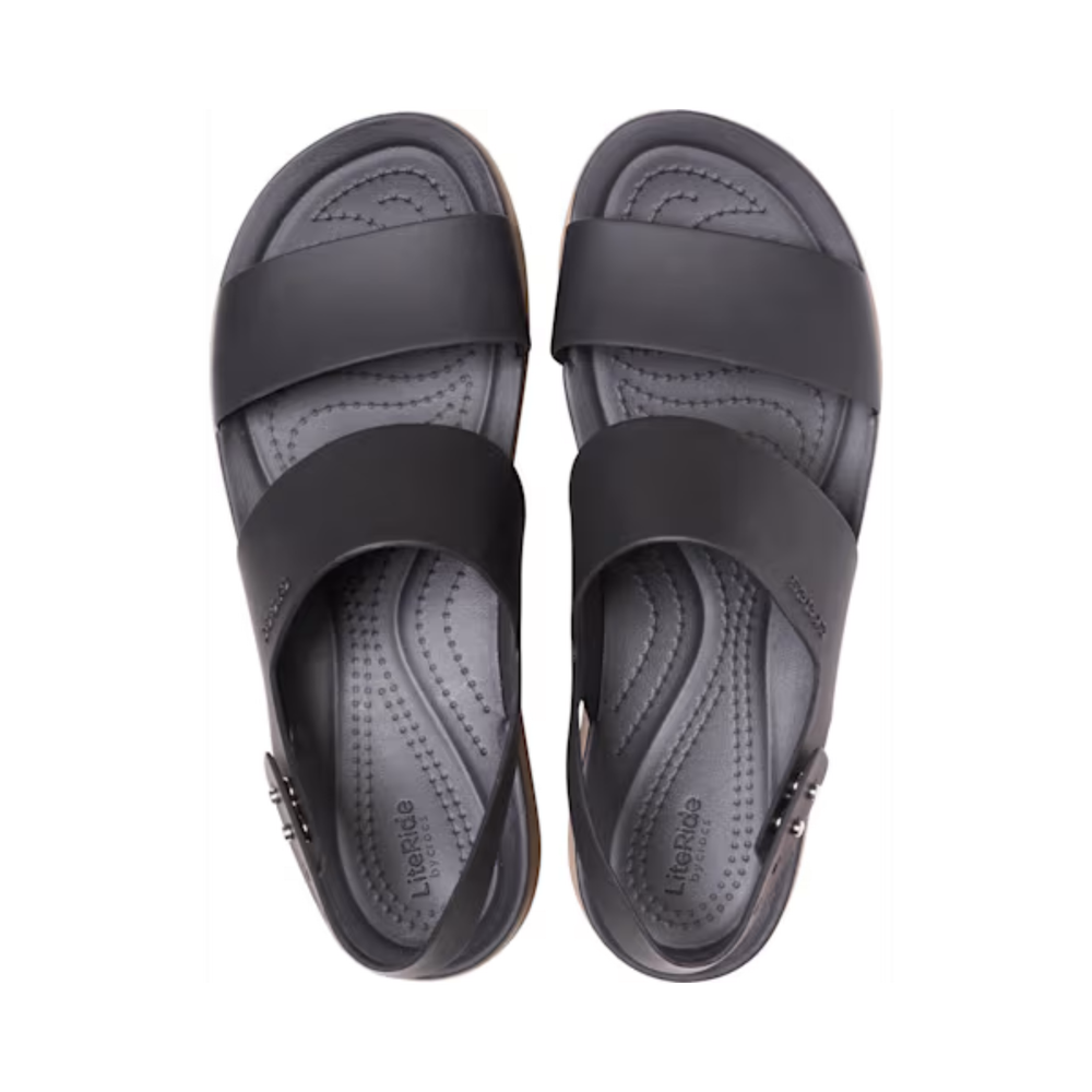 Crocs Brooklyn Low Wedge Black/Mushroom