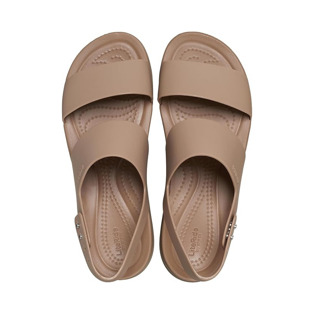 Crocs Brooklyn Low Wedge Latte/Mushroom