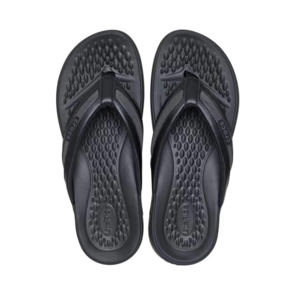 Crocs Yukon Sport LiteRide Flip Black/Slate Grey