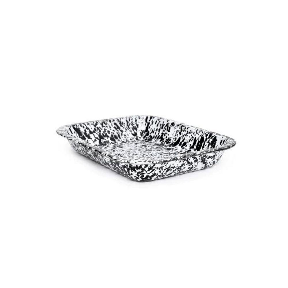 Crow Canyon Small Roasting Pan Marble Black