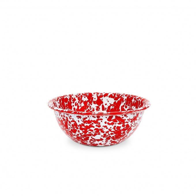 Crow Canyon Cereal Bowl Marble Red