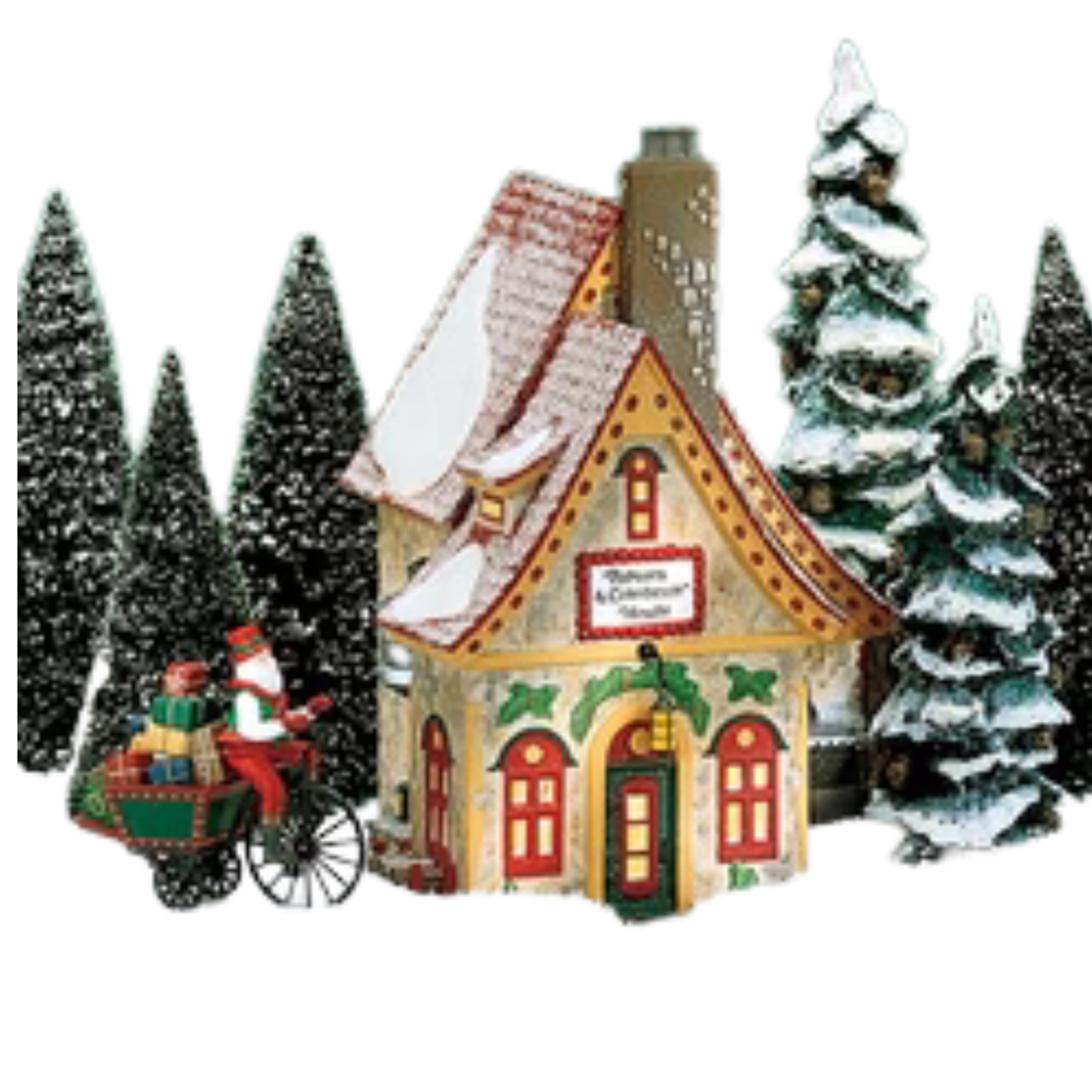 Model house against a white backdrop
