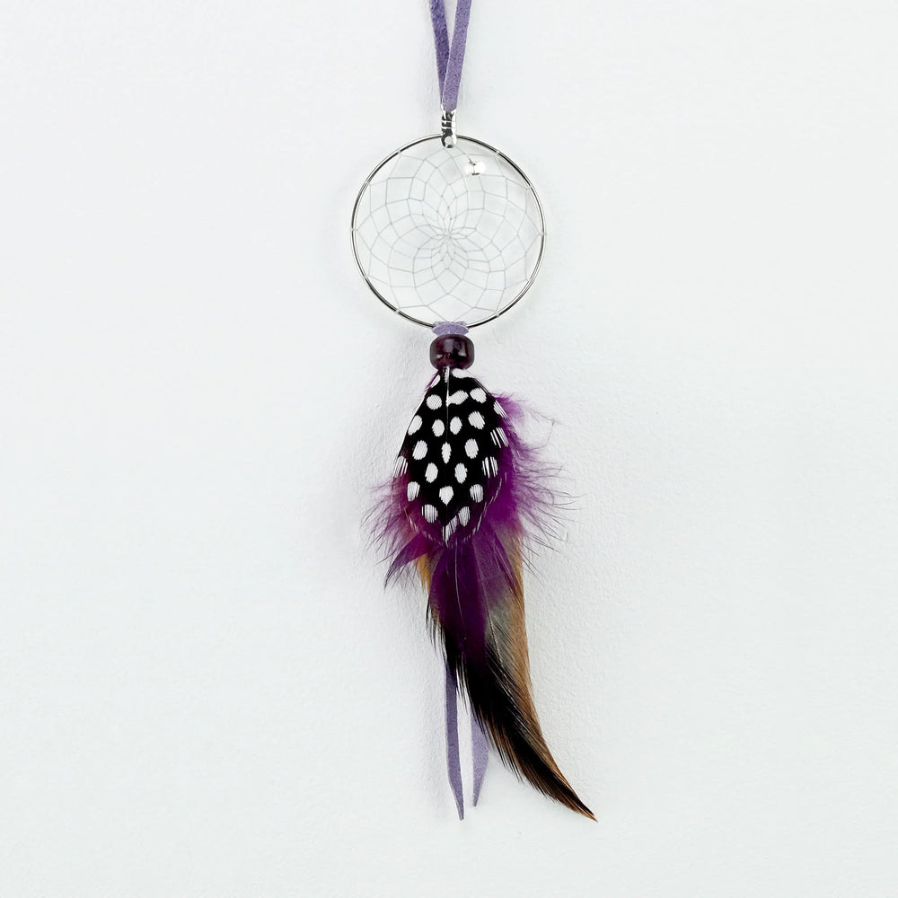 MNC 1.5" Lavender Silver-ring Dream Catcher