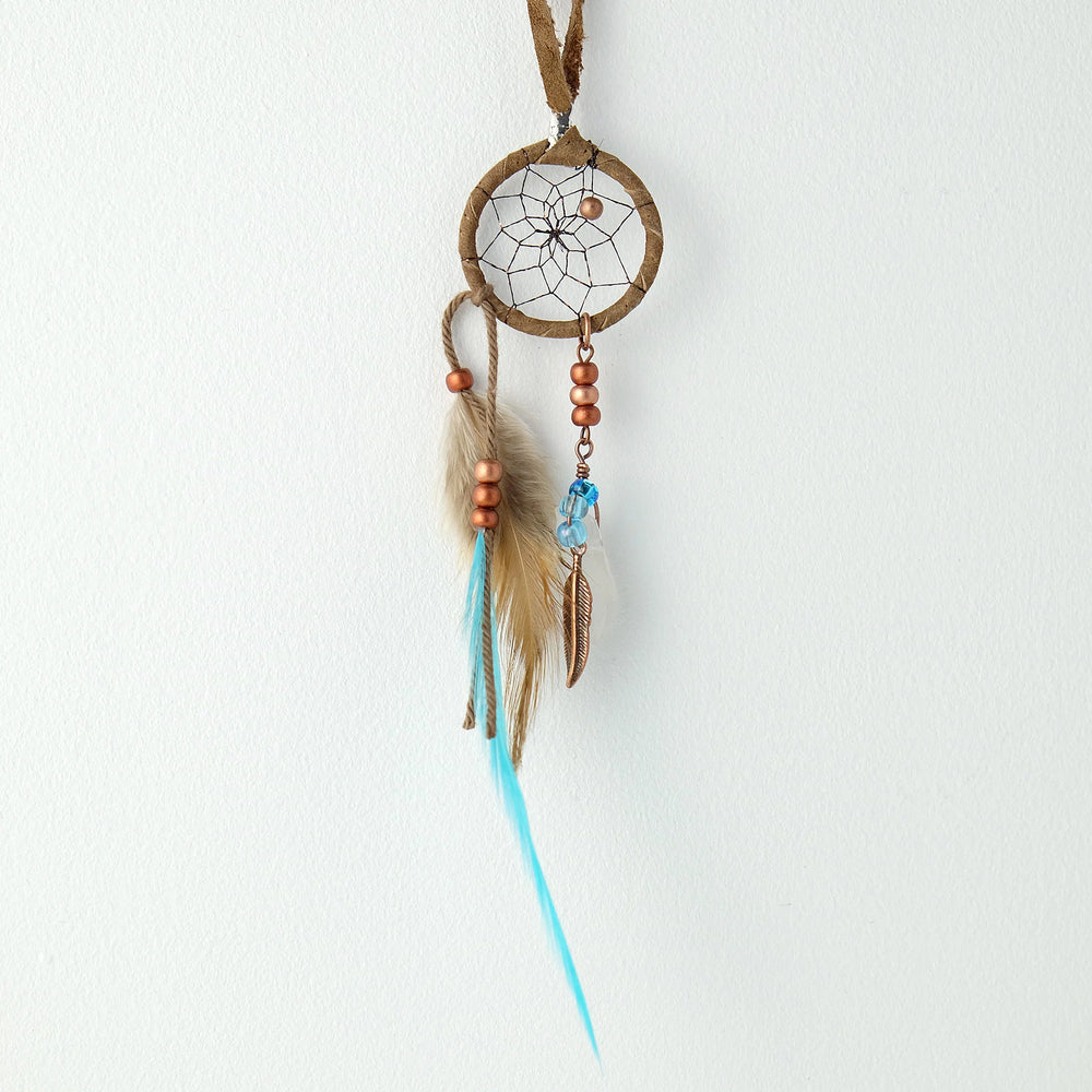 MNC 1" Brown/Turquoise Magical Dream Catcher
