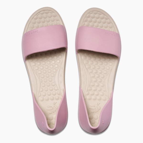 Joybees Friday Flat - Bedrose/New Khaki