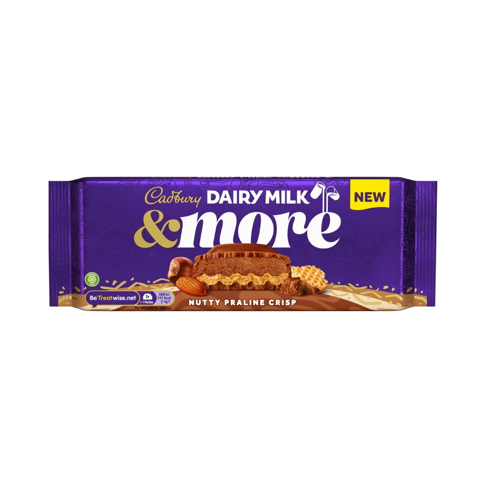 Cadbury Dairy Milk More Nutty Paraline Crisp 200g