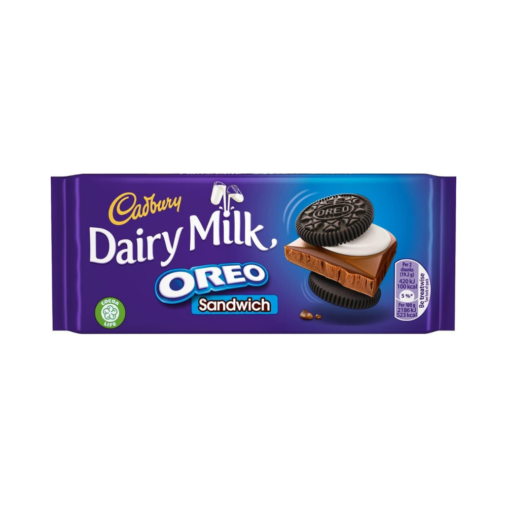 Cadbury Dairy Milk Oreo Sandwich 96g