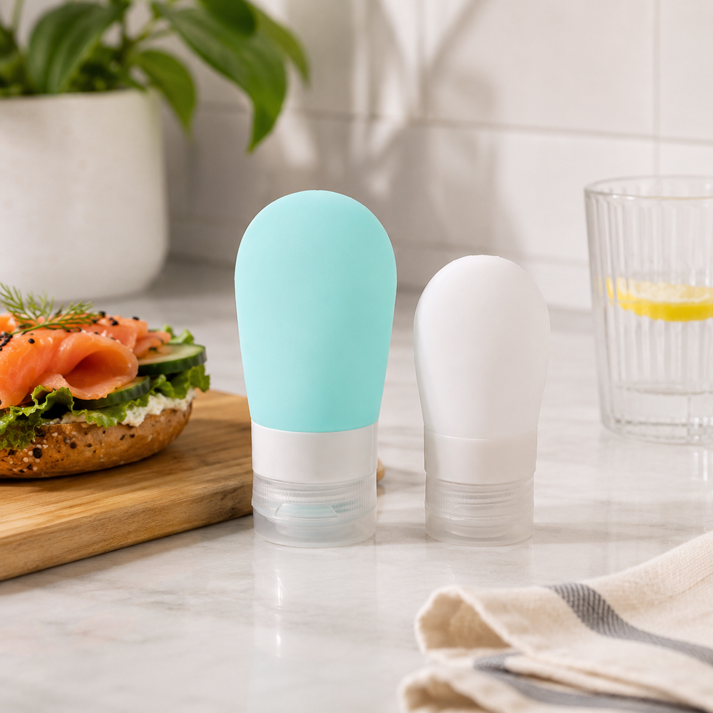 Danesco Reusable Silicone Squeeze Bottle