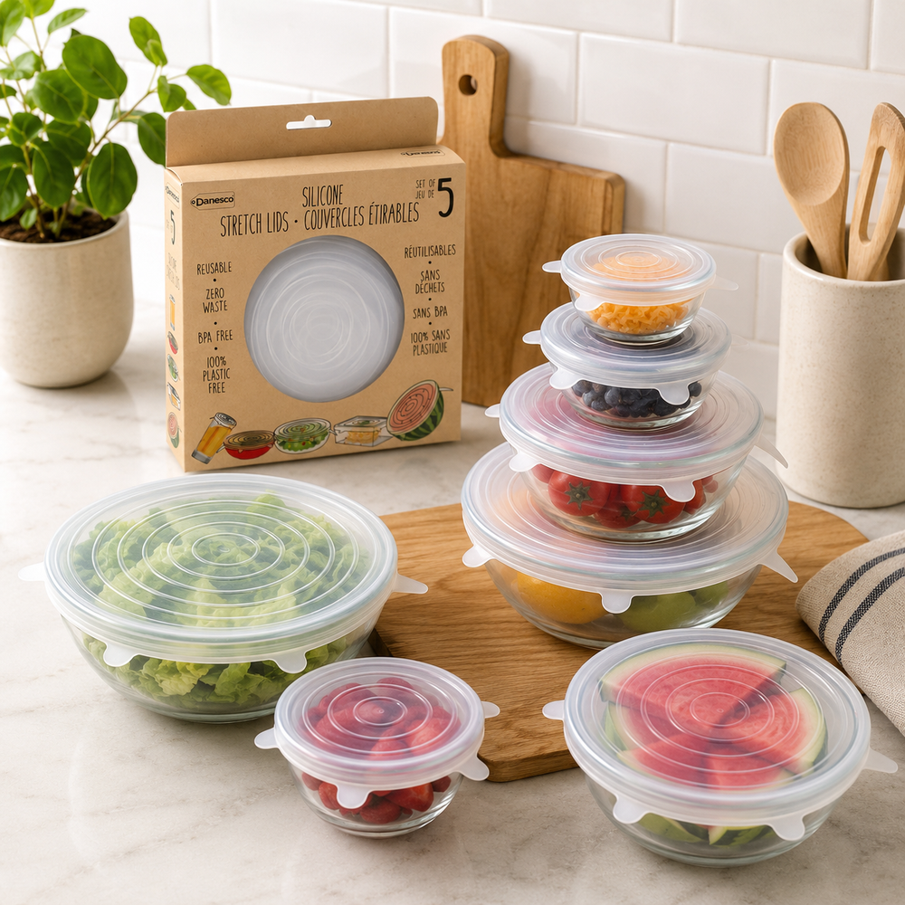 Danesco Stretch & Fit Silicone Lids