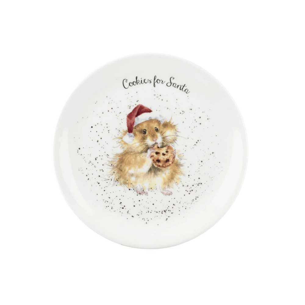 Wrendale Plate - Cookies for Santa