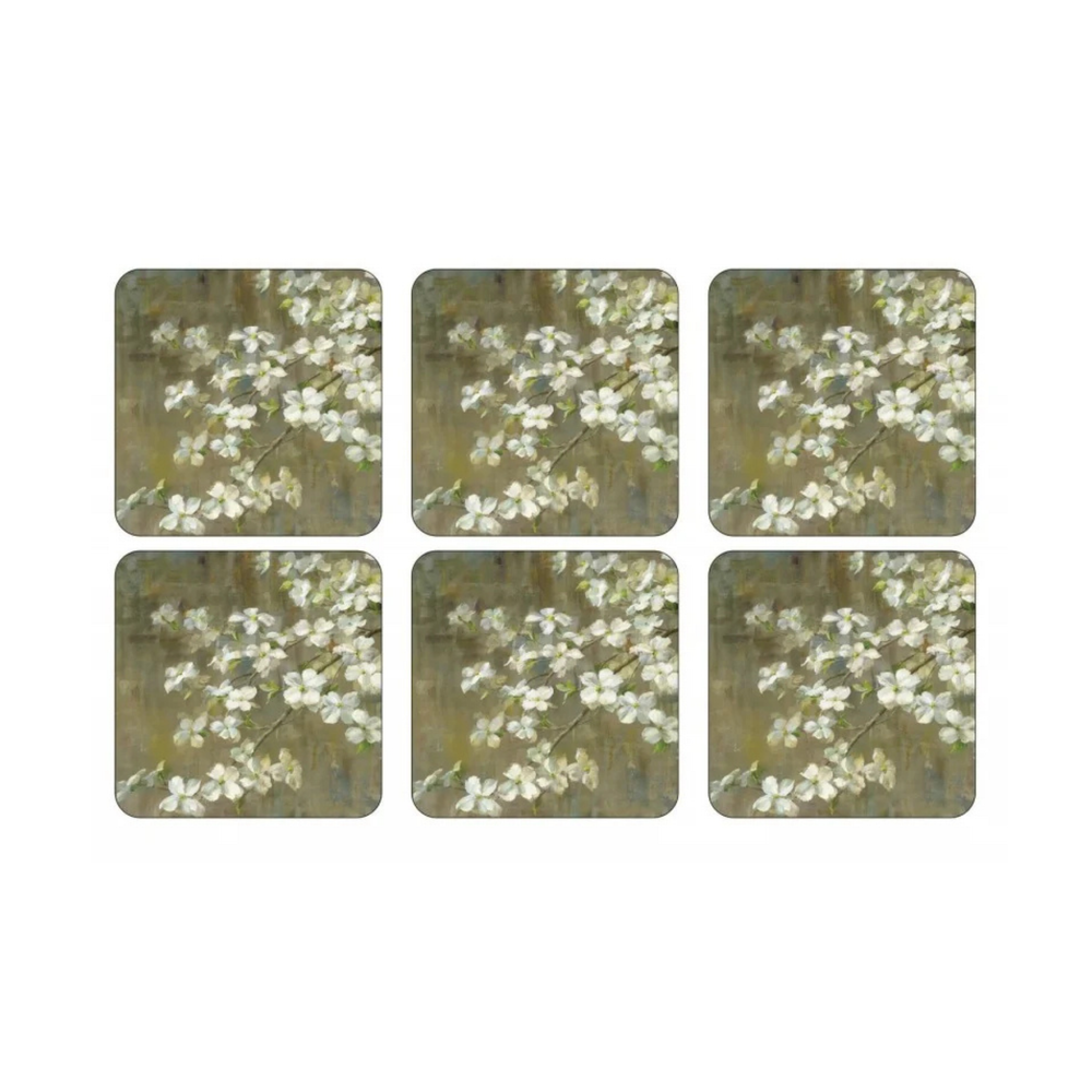 Dogwood in Spring Coasters - Set of 6