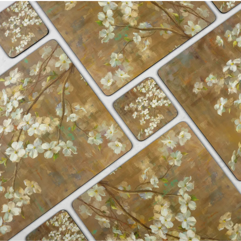 Dogwood in Spring Coasters - Set of 6